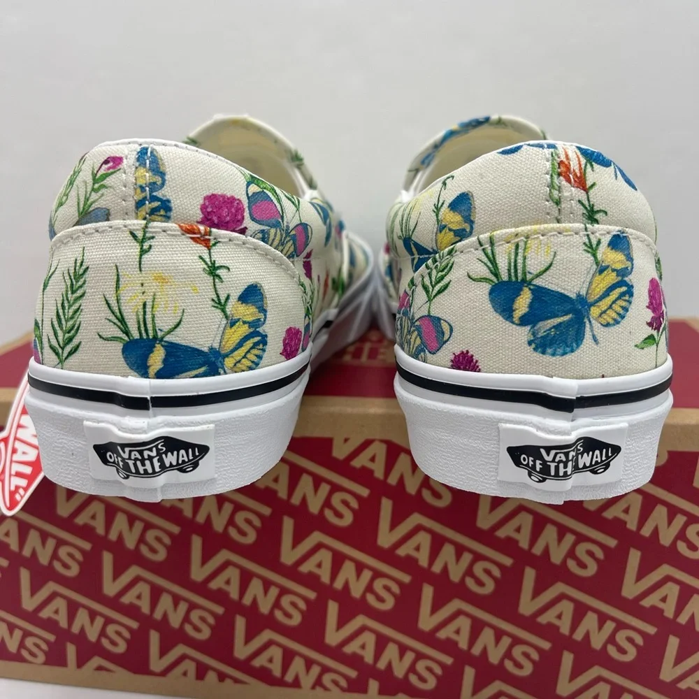 Vans Men’s Classic Slip-On
Butterfly Floral Marshmallow Sneakers 
VN0A5AO8UC0 - Picture 3 of 16